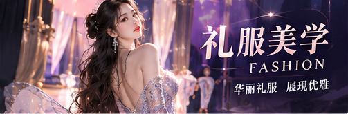 礼服剪裁与时尚材质细节
